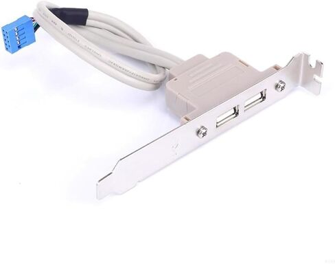 918A USB 2.0 Port PCI Bracket Cable مع كابل تمديد اللوحة الأم USB 2.0 المدمجة in Saudi Arabia