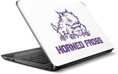 Skinit Decal Laptop Skin Compatible with Notebook 15-ba009dx - Officially Licensed College Horned Frogs TCU Design in Saudi Arabia