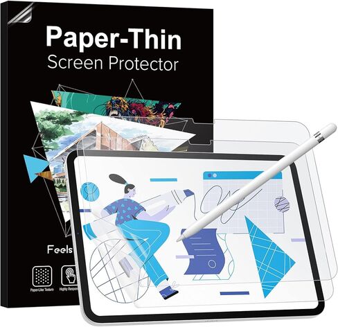 TiMOVO 2 Pack Screen Protector for iPad (A16) 11th Generation 11 inch 2025, iPad 10th Generation 10.9" 2022, Anti-Glare Anti-Scratch PET Film, Support Apple Pencil, Write and Draw Like on Paper, Matte in Saudi Arabia