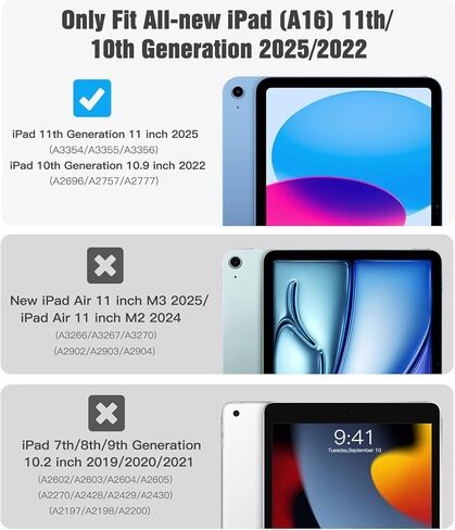 TiMOVO 2 Pack Screen Protector for iPad (A16) 11th Generation 11 inch 2025, iPad 10th Generation 10.9" 2022, Anti-Glare Anti-Scratch PET Film, Support Apple Pencil, Write and Draw Like on Paper, Matte in Saudi Arabia