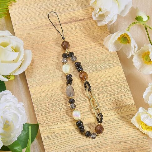 Ornaland Beaded Phone Wrist Strap Phone Charm Cute Beaded Lanyard Wrist for Case Backpack Keychains Wallets in Kuwait