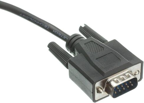 CableWholesale 6-Feet DB9 Male/DB9 Female 9C Serial Cable, Black (10D1-03206BK) in Saudi Arabia