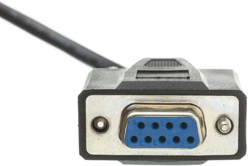 CableWholesale 6-Feet DB9 Male/DB9 Female 9C Serial Cable, Black (10D1-03206BK) in Saudi Arabia