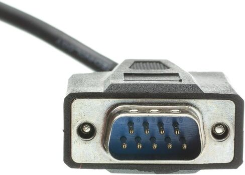 CableWholesale 6-Feet DB9 Male/DB9 Female 9C Serial Cable, Black (10D1-03206BK) in Saudi Arabia
