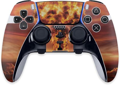 MightySkins Skin Compatible with PS5 DualSense Edge Controller - Fallout | Protective, Durable, and Unique Vinyl Decal wrap Cover | Easy to Apply & Change Styles | Made in The USA in Saudi Arabia