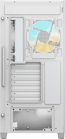 GIGABYTE C500 Panoramic Stealth ICE - White Mid Tower PC Gaming Case, Tempered Glass, USB Type-C, 4X ARBG Fans Included (GB-C500PI ST) in Saudi Arabia