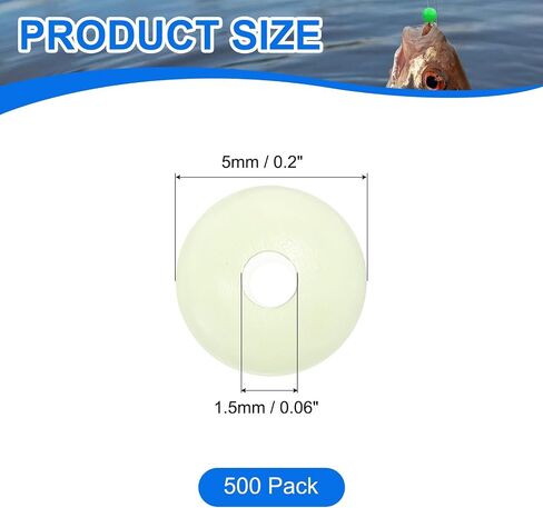 Fishing Beads Glow Soft Plastic Fishing Bait Eggs Lure Rigs Accessories, for Saltwater Freshwater in Saudi Arabia