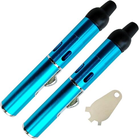 Torch Lighter,BIENVENIDO Metal Windproof Lighter, Refillable Torch Handheld Lighter,(2 Pack Black) in Kuwait