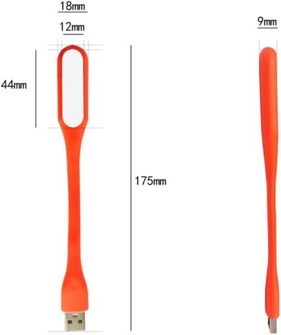 2 Pack Portable USB Night Light LED Lamp, Blue, Bone Bag in Saudi Arabia
