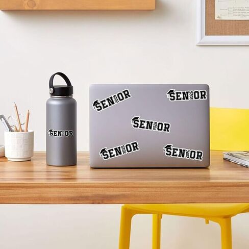 3 PCS Senior 2026 ملصقات - فئة 2026 شارات الفينيل للسيارة ، الكمبيوتر المحمول ، زجاجة ماء ، هاتف ، خوذة - زخارف التخرج من السنة العليا - ملصق للطلاب والخريجين (S1 ، 3 بوصة) in Saudi Arabia