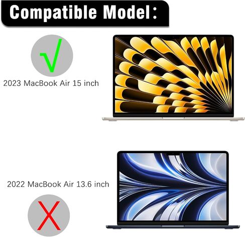 مصمم لغطاء حماية مقطع تتبع MacBook Air 15 Palm Rest (M4/M3/M2 Chip) ، MacBook Air 15 Trackpad Skin Skin- Silver- in Saudi Arabia