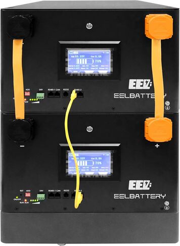 48V 16S 15KWH Server Rack DIY KIT LIFEPO4 مربع البطارية المدمج في JK العاكس 2A توازن نشط 200A BMS مع شاشة LCD التي تعمل باللمس in Saudi Arabia