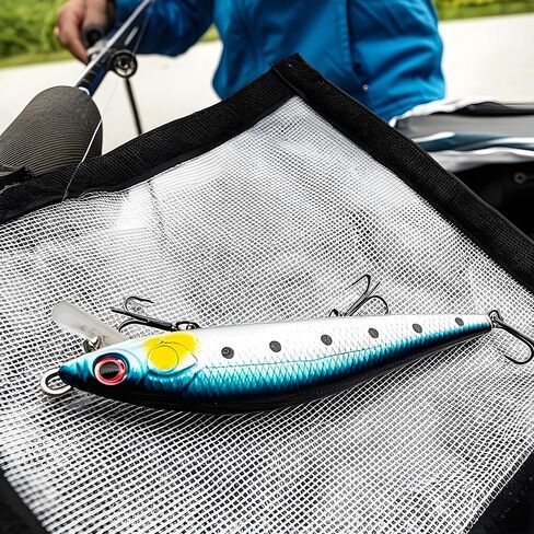 Fishing Lure Wrap (4Pack), 3 Size Covers for Fishing Rod, Hooks: Safe Protectors & Organized Holder Storage for Various Bait (Clear, S: for 2-4in lures) in Saudi Arabia