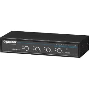 Black Box KVM Switch 4pt Monitor ، VGA ، PS/2 ، سطح المكتب ، كابلات مدفوعة in Kuwait