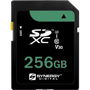 Synergy Digital 256GB, SDXC UHS-I Camcorder Memory Card, Compatible with Canon Vixia HF G70 Camcorder - Class 10, U3, 100MB/s, 300 Series in Saudi Arabia