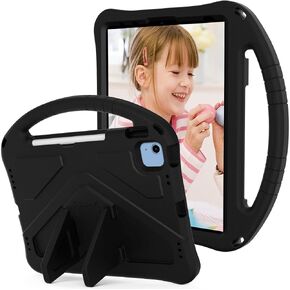 سافر على الحالة الخفيفة الوزن الخفيفة الوزن المتوافقة مع الأطفال ، متوافق مع iPad (A16) الجيل 11 بوصة (2025) ، مع مقبض والوقوف ، زوايا سميكة ، حماية من in Kuwait