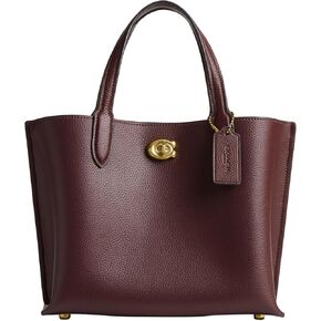 COACH Polished Pebble Leather Willow Tote in Kuwait