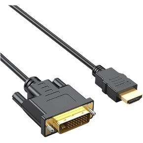 1/2/3/5M HDMI-Applicable to DVI-D Cable Male 24+1 DVI-D Male Adapter Gold Plated 1080P for HD HDTV HD PC Projector P;S/4(3m) in Kuwait