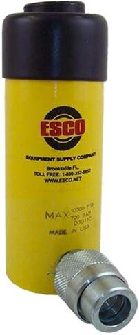 Esco 10303 10 Ton Hydraulic Ram Cylinder, 6 in. Stroke in Kuwait