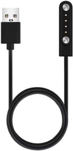 Smart Watch Universal Charger Magnetic, Accessory 4-pin Magnetic Replacement Charger for Smart Watch/Fitness Tracker, Cable Contact Pin Spacing Compatible 7.62mm in Saudi Arabia