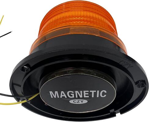 2x 24 LED Amber Forklift Beacon Strobe Light Safety Warning Flashing Lights Magnetic Base Surface Screw Mount 12V-24V Mower ATV Tow Trucks Tractor Golf Carts UTV Cars Bus Construction Emergency Bright in Saudi Arabia