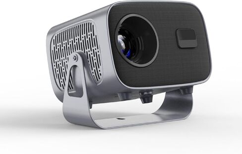 Projector 4K Support, Smart Mini Projector with Wifi6 and Bluetooth, 300ANSI Electric Focus, Auto Keystone Correction for Home Theater, Compatible with IOS/Android/HDMI/USB in Kuwait