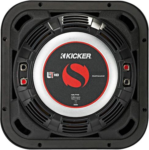 Kicker 46L7T102 10" 1000 Watt L7T Car Subwoofer, Solo-Baric Sub L7T102 DVC 2-Ohm (Renewed) in Saudi Arabia
