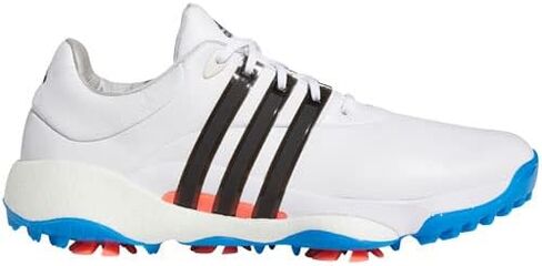 adidas Golf Men's Tour360 22 Golf Shoes Sneaker, FTWR White/Lucid Blue/Silver met, 8 in Saudi Arabia