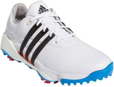 adidas Golf Men's Tour360 22 Golf Shoes Sneaker, FTWR White/Lucid Blue/Silver met, 8 in Saudi Arabia
