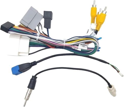 16pin سيارة سلك ستيريو تسخير وحدة فك ترميز محول متوافق مع Dodge Journey متوافق مع Fiat Freemont Leap Power Cable مع Canbus Box in Kuwait