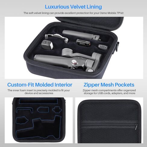 حالة التخزين متوافقة مع DJI Osmo Mobile 7p / 7 Gimbal Supilizer Accessories (رمادي) in Kuwait