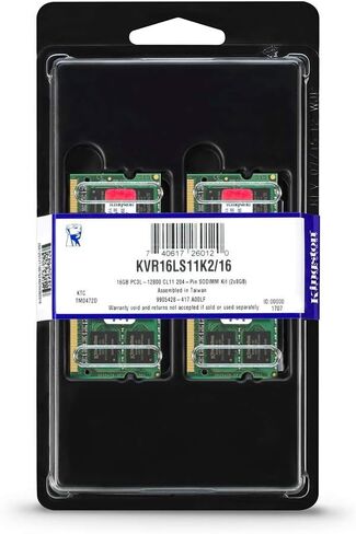 Kingston ValueRAM 8GB 2666MT/s DDR4 Non-ECC CL19 SODIMM 1Rx16 1.2V KVR26S19S6/8 Laptop Memory in Saudi Arabia