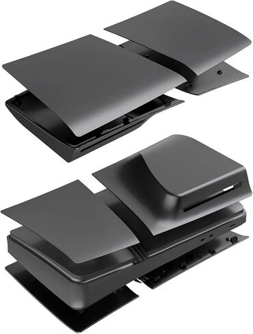 استبدال اللوحات الصلبة لـ PS5 PRO Console استبدال القشرة الصلبة قذيفة ABS ABS (إصدار القرص ، الأسود) in Saudi Arabia
