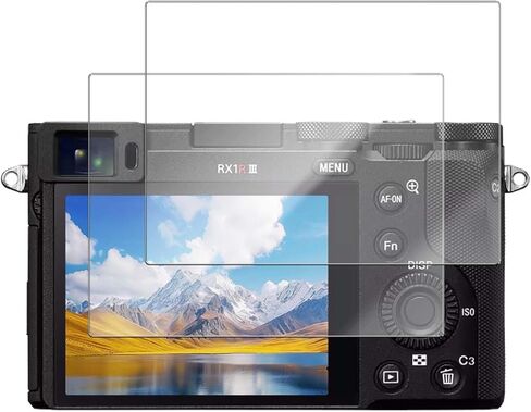 واقي شاشة 2 حزمة لـ Sony RX1R II- صلابة 9H صلابة الزجاج المقسّر لكاميرا Sony RX1R III ، مضاد للخلع ، خالية من الفقاعات ، وضوح HD in Saudi Arabia