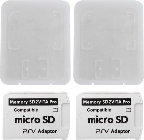 Homesweet 2 Pack Memory Adapter SD Adapter متوافق مع PS Vita 1000/2000 3.6 أو لنظام PS Vitahenkaku in Kuwait