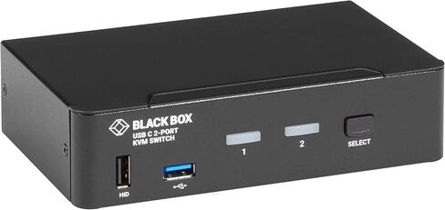 Black Box USB-C 4K KVM Switch ، 2-Port in Kuwait