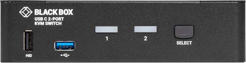 Black Box USB-C 4K KVM Switch ، 2-Port in Kuwait