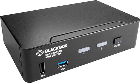 Black Box USB-C 4K KVM Switch ، 2-Port in Kuwait