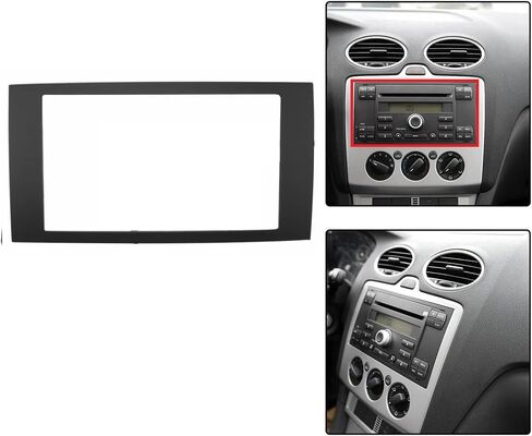 Yuyue Electronic 2 DIN Car Stereo Radio Panvia Mount Dash Mount ، للتركيز C-Max S-Max Fiesta Fusion Transit Ford Focus C S Max Fusion Transit Fiesta III in Saudi Arabia