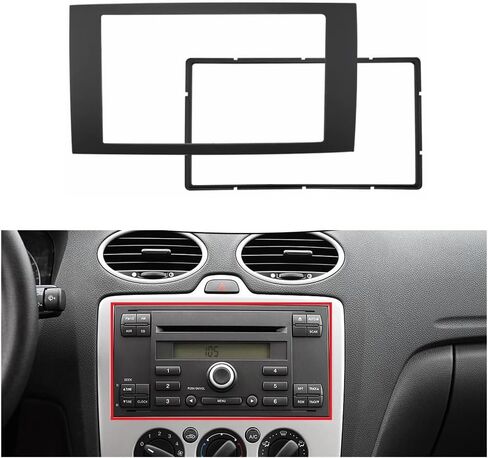 Yuyue Electronic 2 DIN Car Stereo Radio Panvia Mount Dash Mount ، للتركيز C-Max S-Max Fiesta Fusion Transit Ford Focus C S Max Fusion Transit Fiesta III in Saudi Arabia