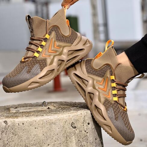 Steel Toe Shoes for Men Soft and Durable Work Boots for Men Indestructible Comfortable Safety Shoes Slip Resistant Work Shoes Construction Steel Toe Boots in Saudi Arabia