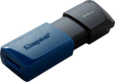 Kingston DataTraveler Exodia M 64GB USB 3.2 Flash Drive (10-Pack) Bundle with USB 3.0 to USB-C Adapter (11 Items) in Saudi Arabia
