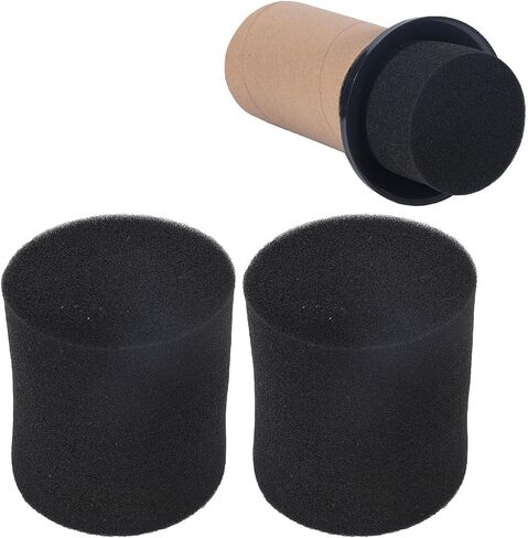2pcs Speaker Port Tube Foam, Improved Bass Response Air Vent Sponge Replacement Speaker Port Tube Sponge 80mm Diameter 80mm Height, for Loudspeaker Box in Saudi Arabia