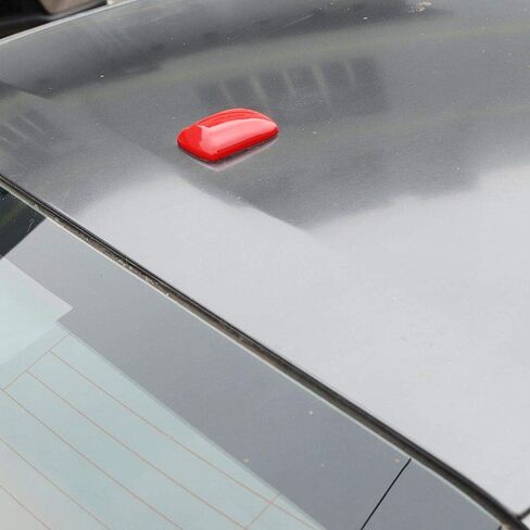 CheroCar Radio Antenna Base Cover Trim for Dodge RAM 1500 Pickup Trunks 2010-2015, for Dodge Charger 2010-2025, for Dodge Challenger 2009-2025, Exterior Decoration Accessories, Red in Saudi Arabia