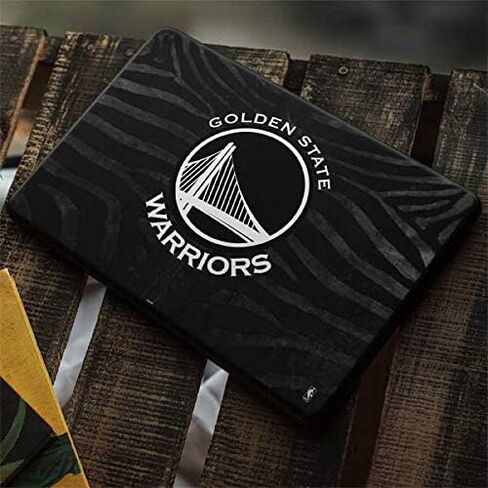 Skinit Skinit Laptop Skin متوافق مع Google Pixelbook Go - NBA Golden State Warriors تصميم طباعة الحيوانات الأسود in Saudi Arabia