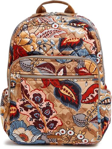 Vera Bradley Women's Performance Twill XL Campus Backpack, Black, One Size in Saudi Arabia