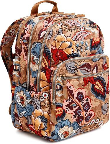 Vera Bradley Women's Performance Twill XL Campus Backpack, Black, One Size in Saudi Arabia