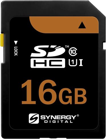 Synergy Digital 16GB Secure Digital SDHC UHS-I بطاقات الذاكرة ، متوافقة مع الكاميرا الرقمية لـ Sony Cyber-Shot DSC-W650-الفئة 10 ، U1 ، 95MB/S ، 300 سلسلة-حزمة من 2 in Saudi Arabia