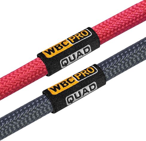 2 Foot RCA Cable Pair - WBC-PRO-Quad Ultra-Silent, Ultra-Flexible, Star-Quad Audiophile & Pro-Grade Audio Interconnect Cable with Amphenol ACPR Gold RCA Plugs - Gray & Red Jacket - Directional in Saudi Arabia