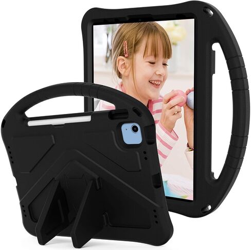 سافر على الحالة الخفيفة الوزن الخفيفة الوزن المتوافقة مع الأطفال ، متوافق مع iPad (A16) الجيل 11 بوصة (2025) ، مع مقبض والوقوف ، زوايا سميكة ، حماية من in Kuwait